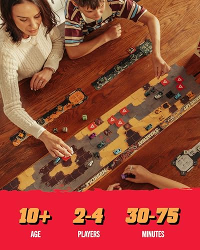 Restoration Games Thunder Road Vendetta | Racing and Strategy Board Game for Adults, Post-Apocalyptic Demolition Derby Racing Game, 2-4 Players, Ages 10+