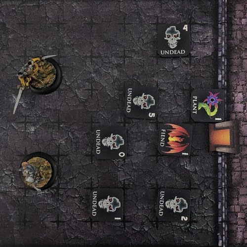 C4Labs D&D Monster Tokens | 78 Tokens | Full Color | 1/8” Wood | RPGs, TTRPGs, Pathfinder, DND
