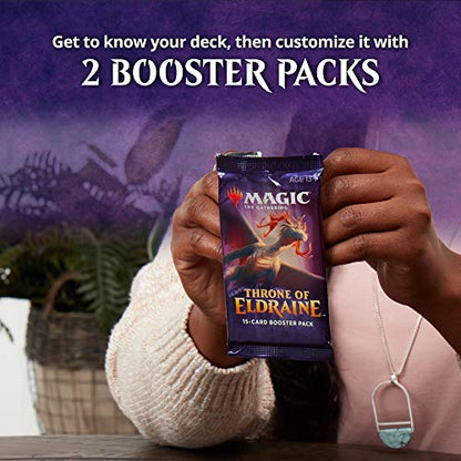 Magic The Gathering Throne of Eldraine Oko, The Trickster Planeswalker Deck | Ready-to-Play | 60-Card Starter Deck - style: Oko, The Trickster
