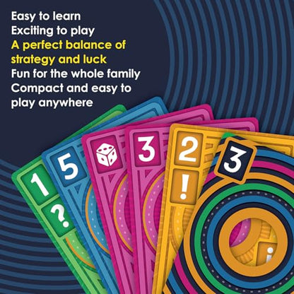 MindWare Ringer Family Card Game | A fast, replayable card game. Includes 1 die and 105 playing cards. For teens & adults.