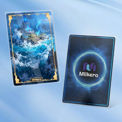 500 Count Card Sleeves – Matte Clear Trading Card Sleeves, Polypropylene (PP), Fit for MTG, TCG, Baseball, Football, and Game Cards (Matte Clear) - color: Matte Clear, size: 500 Pack