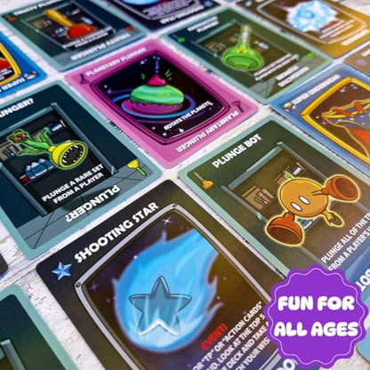 Booties in Space Galactic Edition - Silly Card Game Gift for 2-4 Players by The Dusty Top Hat