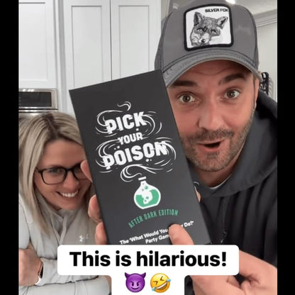 Pick Your Poison After Dark – Adult Party Game for Friends & Groups | Hilarious “Would You Rather” Card Game | Funny Icebreaker for Game Nights, Parties & Pregames | Great Gift for Adults