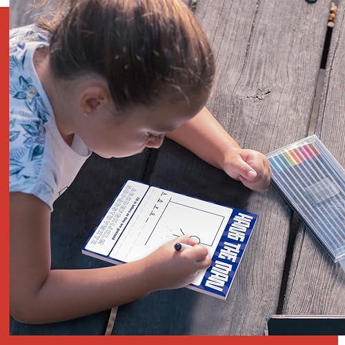 Gethelud Road Trip Game Pad, 80 Tear-Off Sheets 5 Classic Games in 1 Pad, Dots & Boxes, Tic-tac-Toe, Categories, Plane Travel, Car Trip Activity, Pen Pencil & Paper Game for Kids, Adults (4” x 6”) - style: Classic(4” x 6”)