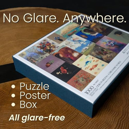 Odilon Redon: A Dreamlike World, Premium 1000 Piece Jigsaw Puzzle for Adults, Glare-Free, Soft-Touch Puzzles, Made in USA, Puzzle Lovers Gift Ideas, 26.6" x 19.25" - color: Odilon Redon: a Dreamlike World
