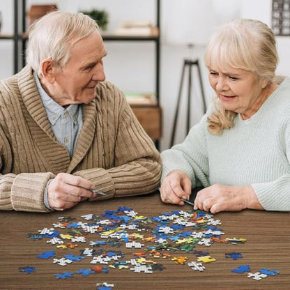 Jigsaw Puzzles for Adults 1000 Piece Puzzle for Adults 1000 Pieces Puzzle 1000 Pieces-Alpine Cozy Wooden House - color: Cozy Wooden House