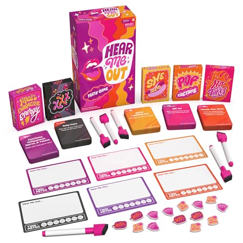 Spin Master Games Hear Me Out Adult Party Game | Defend Your Hot Takes on Unserious Topics, Adult Party Game for Bachelorette Parties & More, 3-6 Players, Ages 18 & Up - style: Hear Me Out