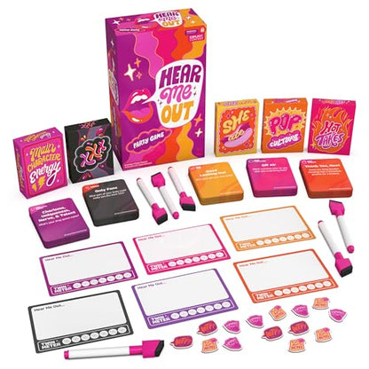 Spin Master Games Hear Me Out Adult Party Game | Defend Your Hot Takes on Unserious Topics, Adult Party Game for Bachelorette Parties & More, 3-6 Players, Ages 18 & Up - style: Hear Me Out