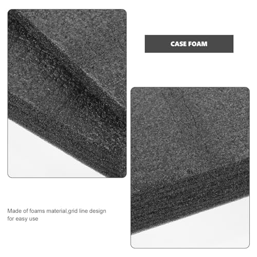 2pcs Foam Inserts for Cases Flexible Tool Box Padding for Diy Crafts Absorbing Storage for Game and Tool Organization