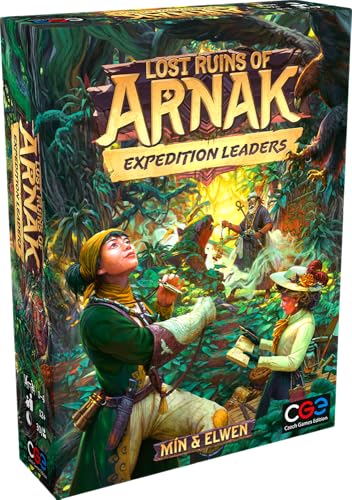 CGE Lost Ruins of Arnak: Expedition Leaders Board Game Expansion | Return to the island of Arnak as one of six leaders, using their unique skills to overcome new challenges and dangers.