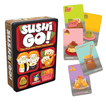 Gamewright Sushi Go, the Pick and Pass Card Game, Multi-colored