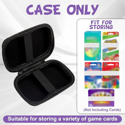 Travel Card Games Case Compatible with Card Games Set, Hard EVA Playing Card Case for UNO & Phase 10 (Not Including Cards) (Black)