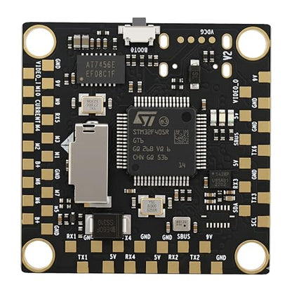 AERO SELFIE F405NC Drone Flight Controller, 2-10S LiPo, BMI42688 IMU, SPL06/DPS310 Barometer, OSD, 6 UART, 10 PWM, BEC 5V/9V, MicroSD Slot, Supports Betaflight, Ardupilot, INAV