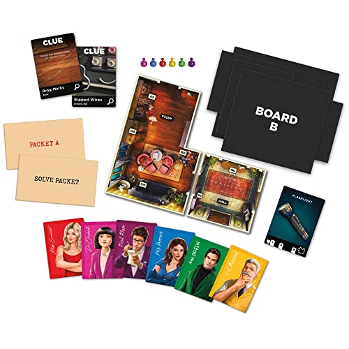 Clue Board Game Treachery at Tudor Mansion, Escape Room Game, Cooperative Family Murder Mystery Games, Ages 10 and up, 1-6 Players - style: Treachery at Tudor Mansion