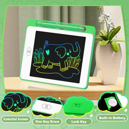 3 Pack LCD Writing Tablet for Kids, 6.5 Inch Colorful Doodle Board Drawing Tablet, Erasable Reusable Electronic Drawing Pads, Educational Learning Toys Birthday Gifts for Girls Boys Age 3 4 5 6 7 8 - color: 3 Pack(blue-green-red)