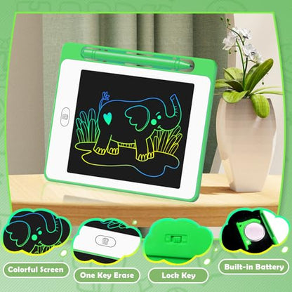 3 Pack LCD Writing Tablet for Kids, 6.5 Inch Colorful Doodle Board Drawing Tablet, Erasable Reusable Electronic Drawing Pads, Educational Learning Toys Birthday Gifts for Girls Boys Age 3 4 5 6 7 8 - color: 3 Pack(blue-green-red)