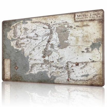 MTG Playmat Non-Slip Rubber Backing Printing Commander Board Game Desk Mat Duel Mat TCG PTCG Playmat 24x14 inches and Free Storage Bags (Map2, 24"X14") - color: Map-5, size: 24"X14"