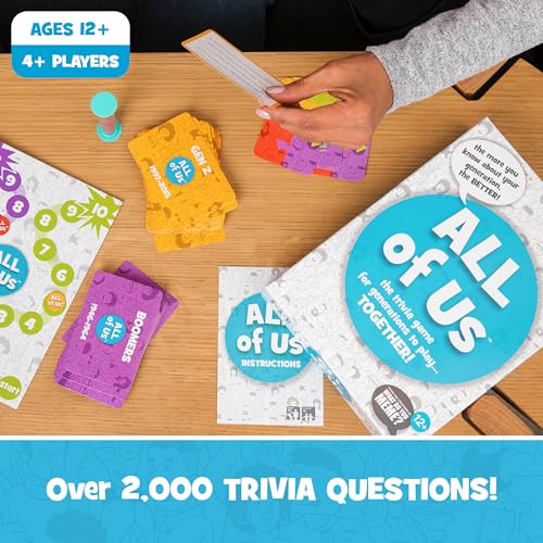 WHAT DO YOU MEME? All of Us - The Family Trivia Game for All Generations - Family Card Games for Kids and Adults