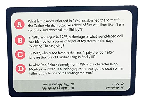 You Gotta Know 1980s - Trivia Game