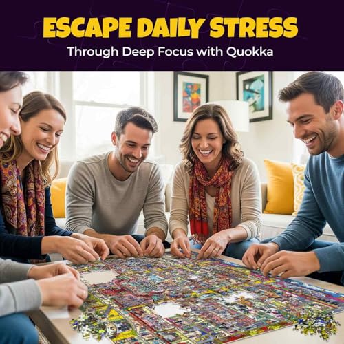 1000 Piece Puzzle for Adults – Jigsaw Puzzles for Adults 1000 Pieces | Hotel Wildeluxe Jigsaw Puzzles – Hidden Secrets & Audio Story – Premium Box Packaging – Extra Fun Challenges - color: Wildeluxe