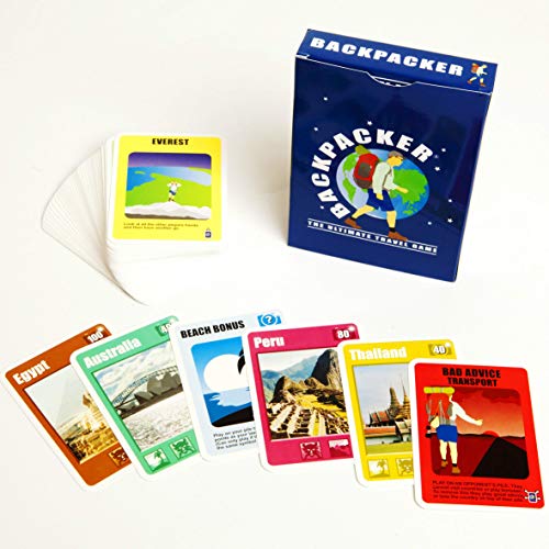 Backpacker - The Ultimate Travel Game - Fun Pocket Sized Card Game About Travelling Around the World