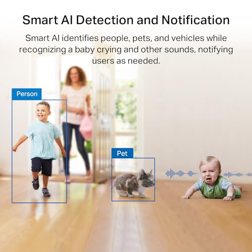 TP-Link Tapo 2K QHD Pan/Tilt Wi-Fi Camera | Apple HomeKit | Physical Privacy Mode | Color Night Vision | Motion Tracking | 2-Way Audio | Local/Cloud Storage | Works w/Alexa&Google Home | (Tapo C225) - style: 2K QHD, HomeKit Compatible