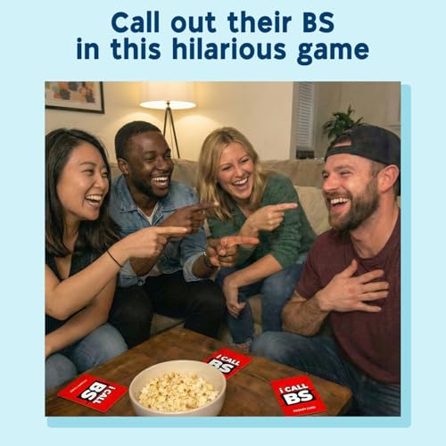 I Call BS - Hilarious Party Game for Adults Filled with Confessions and Lies, a Card Game Where You Call Out Your Friends and Family