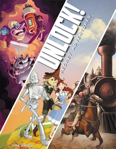 UNLOCK! Secret Adventures Card Game - Escape Room-Inspired Cooperative Adventure, Fun Family Game for Kids and Adults, Ages 10+, 1-6 Players, 1 Hour Playtime, Made by Space Cowboys