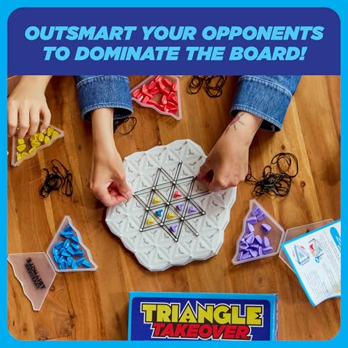 Triangle Takeover By Relatable, Exciting Brain Games for Family Gatherings, A Great Choice for Kids Board Games and Kids Party Games, Appropriate for Players Ages 8 and Up