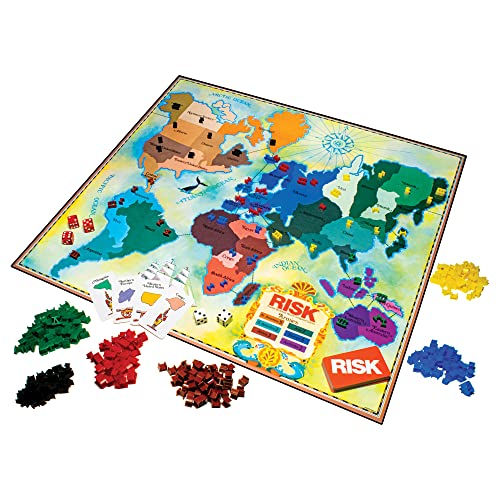 Risk The 1980's Edition, Strategy Board Game, by Winning Moves Games USA | Original 1980's Artwork and Components, World Domination, 2 to 6 Players, Ages 8+