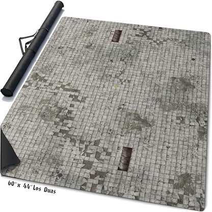Warzone Studio 60 x 44 inch Double-Sided Rubber Battle Mat: Homeland + Los Duas + Bag