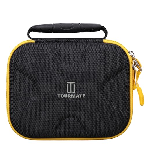 Tourmate Travel Carrying Case for Dremel 290-02 120-Volt Engraver Rotary Tool - Hard Storage Case for NEIKO Engraver Rotary Tool(ONLY CASE) (Black & Yellow) - color: Black & Yellow