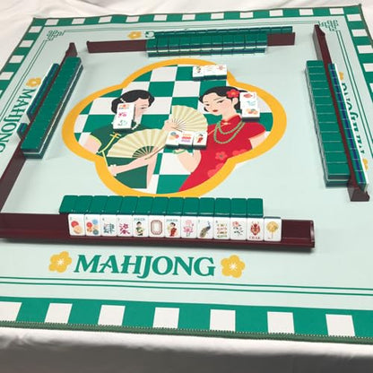 American Mahjong Classical Chinese Design Set 1.2-inch 160 Acrylic High-Grade Mah-Jongg Tiles