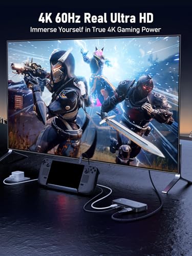 Lemorele USB C KVM Switch with 4K@60Hz HDMI, 4 USB A/C Ports, 100W PD, 3.5mm Audio for 2 Computers Share 1 Monitor/Keyboard/Mouse/USB Flash Drives, etc, Compatible with Windows, Mac, Linux, Android