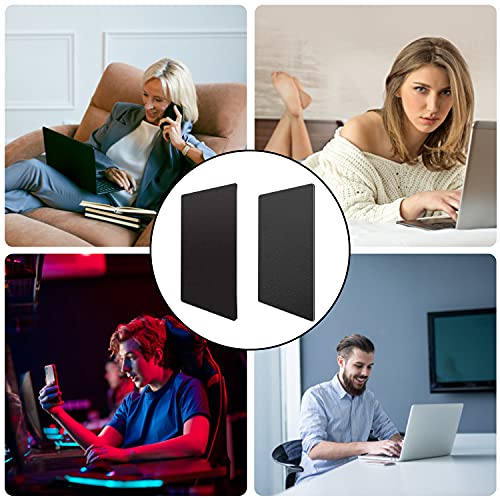Metal Aluminum Mouse Pad, Office and Gaming Thin Hard Mouse Mat Double Sided Waterproof Fast and Accurate Control Mousepad for Laptop, Computer and PC,9.45 X 7.87 Inch,Black - color: Black, size: 9.45L x 7.87W inches