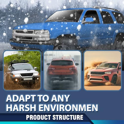 PIT66 Hood Insulation Pad 1/2" with Clips Compatible with Chevy Tahoe 2000-2006/Fit Chevy Suburban 1500 2500 2000-2006 - style: 2000-2006 Chevy Tahoe/Suburban