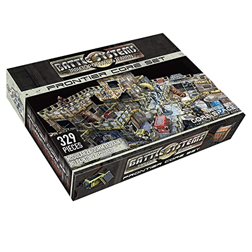Battle Systems Sci-fi Terrain Frontier Core Set - 28-35mm RPG/Wargames / 40k Necromunda Card Scenery - style: Frontier Core Set