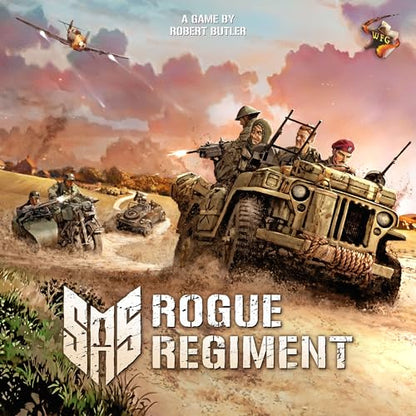 Word Forge Games: SAS Rogue Regiment - Core Game, Strategy Board Game, WWII Stealth Action Game, Military Theme, Ages 14+, 1-4 Players, 60 Min - style: Base Game