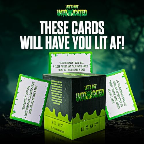 Let's Get Intoxicated –150 Card Adult Drinking Game for Game Night, Parties, & Friends | 21+ Wild Dares, Confessions & Challenges