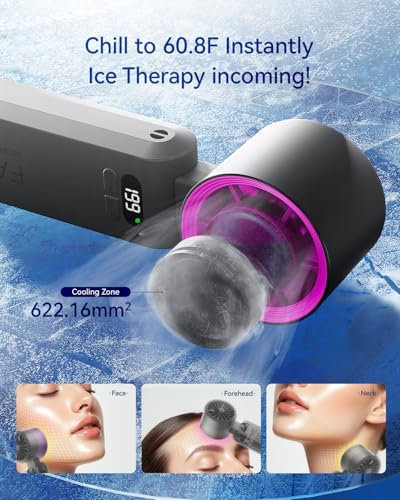 Handheld Portable Turbo Fan with Ice Cooler, Speed (1-199) 5500mAh Rechargeable Personal Fan,[20H Cooling Time] Mini Yet Powerful [20000 RPM] Pocket Fans for Travel/Outdoor/Home/Office, Black HotPink - color: Black Hot Pink