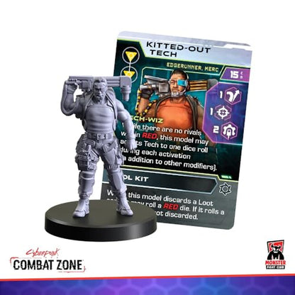 Monster Fight Club Cyberpunk Red Combat Zone Miniatures: Edgerunners 2 Starter Gang - style: Edgerunners 2