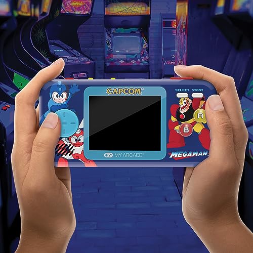 My Arcade Megaman Pocket Player Pro: 6 Mega Man Games, Retro Handheld | Capcom, Birthday Gifts, Arcade Classics - style: MegaMan