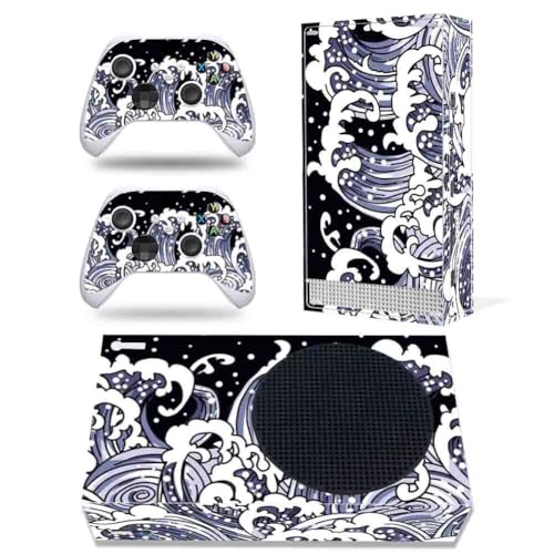 Xbox Series S Stickers Full Body Vinyl Skin Decal Protective Cover for Microsoft Xbox Series S Console and Controllers (Series S C) - color: Series S C