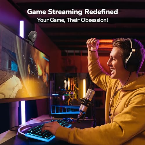 EMEET Piko 4K Webcam for Streaming, World’s 1st Dual-Camera AI-Powered 4K Camera w/AI Autofocus, 3 Mics Array&3 Sound Modes, USB Webcam with Clip, Great for Streaming, Desk Setup - style: Piko w/ 3 Mics 3 Sound Modes