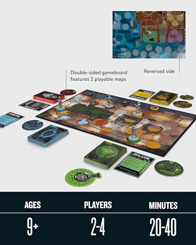 Restoration Games Unmatched Cobble & Fog | Strategy Board Game for 2 to 4 Players, Heroes Expansion with Sherlock Holmes, Dracula, Jekyll & Hyde, Invisible Man, Ages 9+
