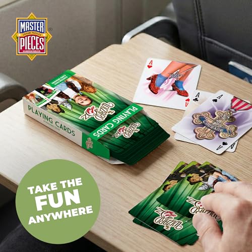MasterPieces Officially Licensed Wizard of Playing Cards - 54 Card Deck for Adults - style: Wizard of Oz