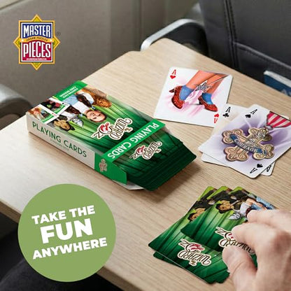 MasterPieces Officially Licensed Wizard of Playing Cards - 54 Card Deck for Adults - style: Wizard of Oz