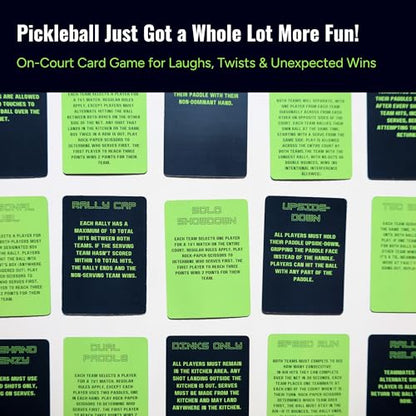 On-Court Pickleball Card Game for Fun, Strategy, and Competition – The Best Pickleball Gift for Players of All Levels! - color: Green