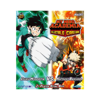 My Hero Academia Collectible Card Game Izuku Midoriya vs. Katsuki Two Player Rival Decks | Trading Card Game for Adults and Teens | Ages 14+ | 2 Players | Avg. Playtime 45+ Mins | Made by Jasco Games
