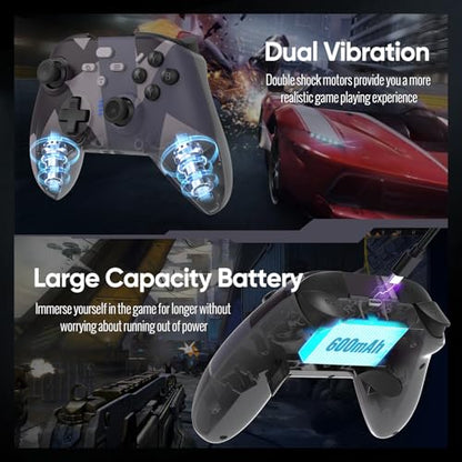 BETMI Wireless Controller for Xbox one/Series X|S/Windows 10/11 | 2.4GHz Gaming Gamepad with Hall Effect Joystick, Back Button, Macro/Turbo/Dual Vibration, 3.5mm Audio Jack